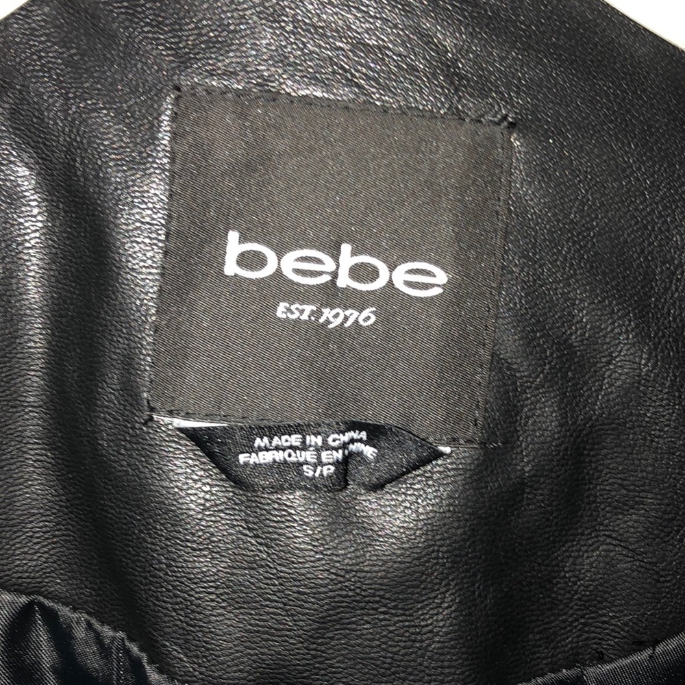 Bebe faux leather jacket